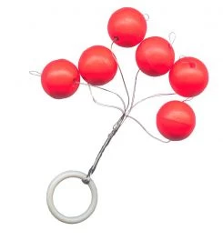 Fishing Tackle Max Trout Pilots Rond 21 Mm Rood