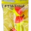 FTM New Generation Trout Pilots Geel/ Rood Rond 21 Mm
